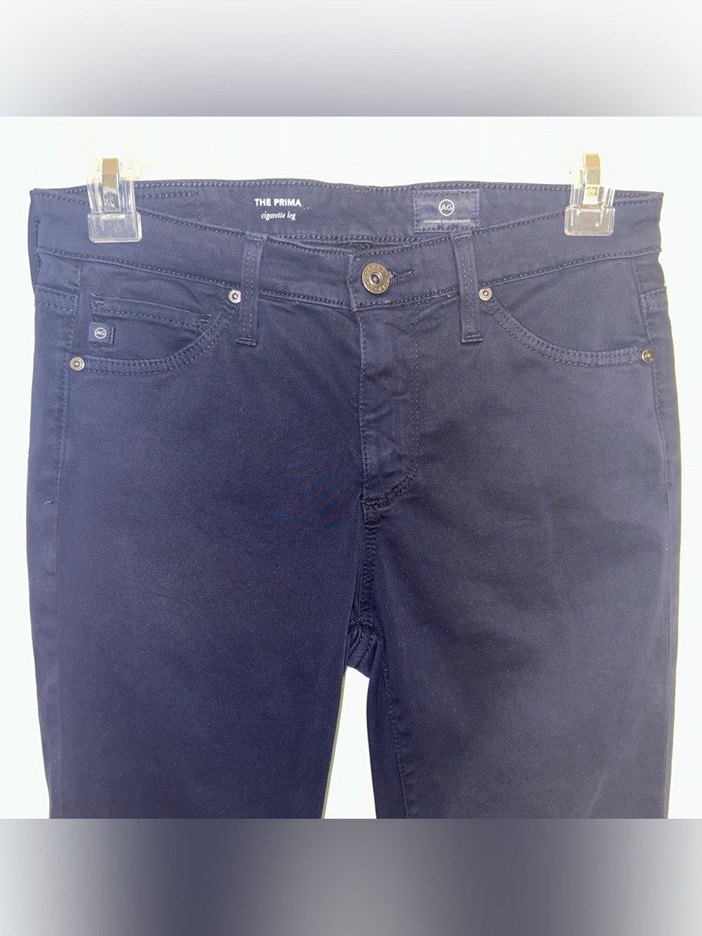 Ag Adriano Goldschmied Men's Slim Cigarette Jeans - Navy Blue